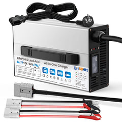 Bitwatt 12V/24V All in One LiFePO4 & AGM Ladegerät, 6A–30A Einstellbar