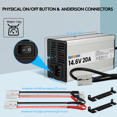 Bitwatt LiFePO4 Ladegerät 14,6V 20A