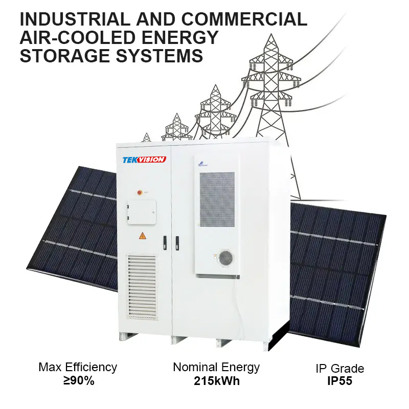 215 kWh Solar Energy Storage System  Air Cooled For Industrial And Commercial solar Energy Storage