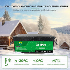 Pacpow LiFeP04 12V 200Ah Lithium Batterie BluetotohSolarbatterie 19% MwSt