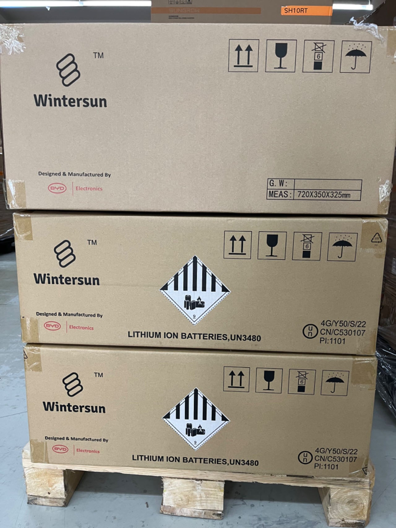 Wintersun Energy Core Lifepo4 Solar Batteriespeicher 9.6 - 25.6kWh Lithium Speicher,0% MwSt.(0% MwSt. gem. § 12 Abs. 3 UStG*)